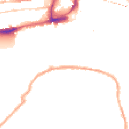 Night-time road noise heatmap for SE16 5XP