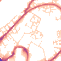 Daytime road noise heatmap for SE16 6AP