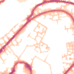 Daytime road noise heatmap for SE16 6AR
