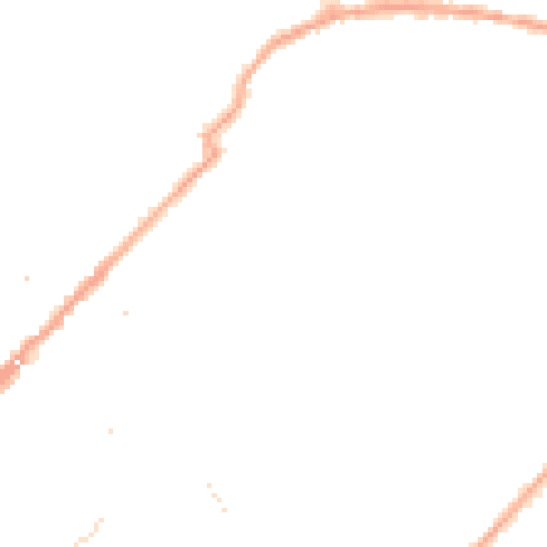 Night-time road noise heatmap for SE16 6AR