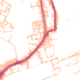 Daytime road noise heatmap for SE16 6HN