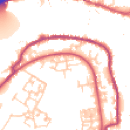 Daytime road noise heatmap for SE16 6NQ