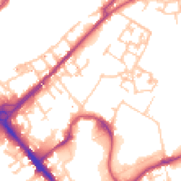Daytime road noise heatmap for SE16 6PG