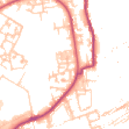 Daytime road noise heatmap for SE16 6QJ