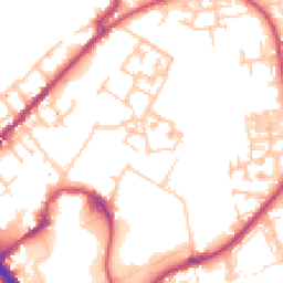 Daytime road noise heatmap for SE16 6RS