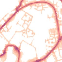 Daytime road noise heatmap for SE16 6SG