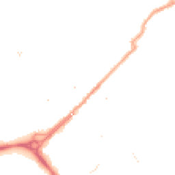 Night-time road noise heatmap for SE16 7DJ