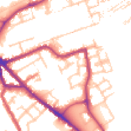 Daytime road noise heatmap for SE16 7EJ