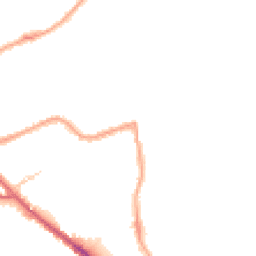 Night-time road noise heatmap for SE16 7FQ