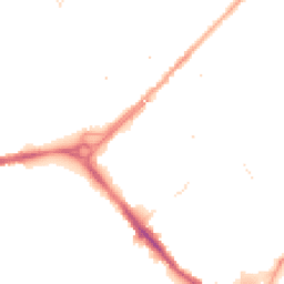 Night-time road noise heatmap for SE16 7JL