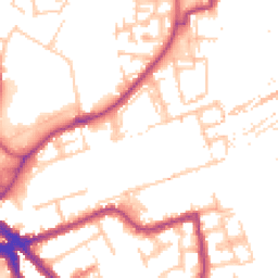 Daytime road noise heatmap for SE16 7LA