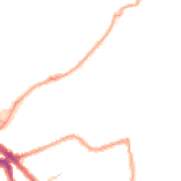 Night-time road noise heatmap for SE16 7LA