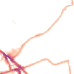 Night-time road noise heatmap for SE16 7PP