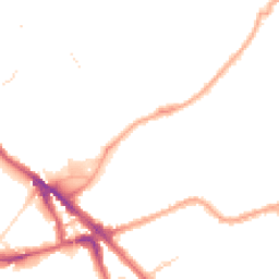 Night-time road noise heatmap for SE16 7PU