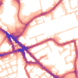 Daytime road noise heatmap for SE16 7RH