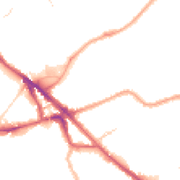 Night-time road noise heatmap for SE16 7RN