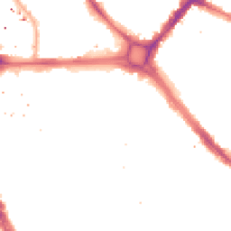 Night-time road noise heatmap for SE17 1AB