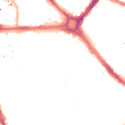 Night-time road noise heatmap for SE17 1AE