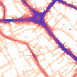 Daytime road noise heatmap for SE17 1AF