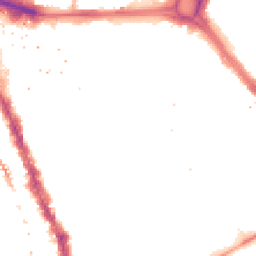 Night-time road noise heatmap for SE17 1AH