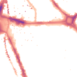 Night-time road noise heatmap for SE17 1AW