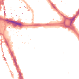 Night-time road noise heatmap for SE17 1AX