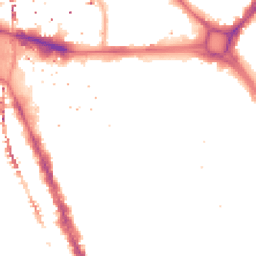 Night-time road noise heatmap for SE17 1BB