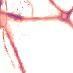Night-time road noise heatmap for SE17 1BE