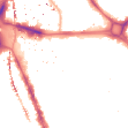 Night-time road noise heatmap for SE17 1BJ