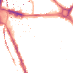 Night-time road noise heatmap for SE17 1BN