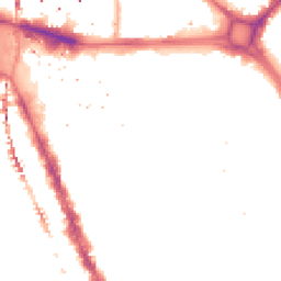 Night-time road noise heatmap for SE17 1BP