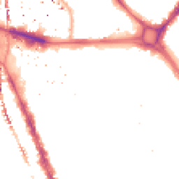 Night-time road noise heatmap for SE17 1BQ