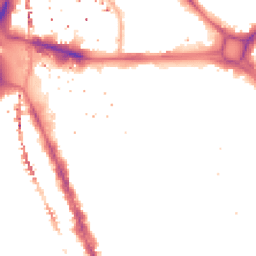 Night-time road noise heatmap for SE17 1BU
