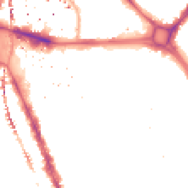 Night-time road noise heatmap for SE17 1BX