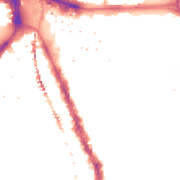 Night-time road noise heatmap for SE17 1DB