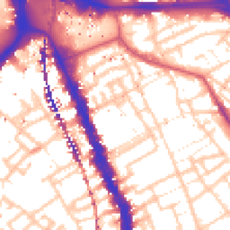 Daytime road noise heatmap for SE17 1DG