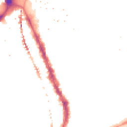 Night-time road noise heatmap for SE17 1DN