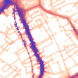 Daytime road noise heatmap for SE17 1DW
