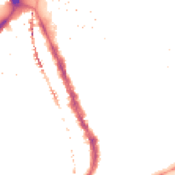 Night-time road noise heatmap for SE17 1DW