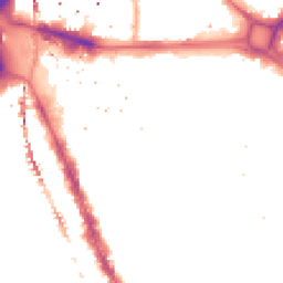 Night-time road noise heatmap for SE17 1DY
