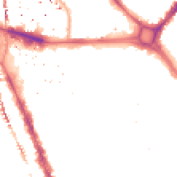 Night-time road noise heatmap for SE17 1FW