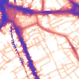 Daytime road noise heatmap for SE17 1LX