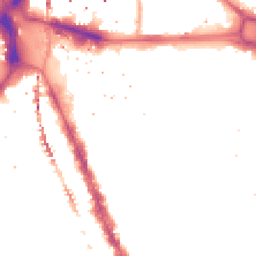 Night-time road noise heatmap for SE17 1LX
