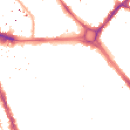 Night-time road noise heatmap for SE17 1PF