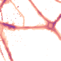 Night-time road noise heatmap for SE17 1PU