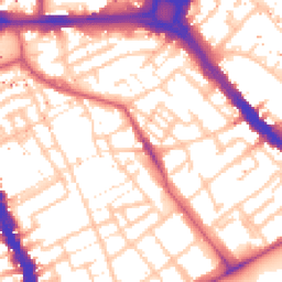 Daytime road noise heatmap for SE17 1QD