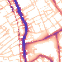 Daytime road noise heatmap for SE17 2AX