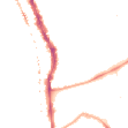 Night-time road noise heatmap for SE17 2AX