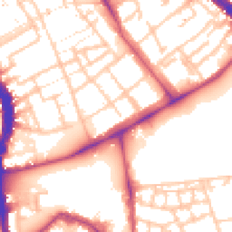 Daytime road noise heatmap for SE17 2DF