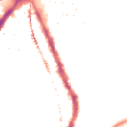 Night-time road noise heatmap for SE17 2EA